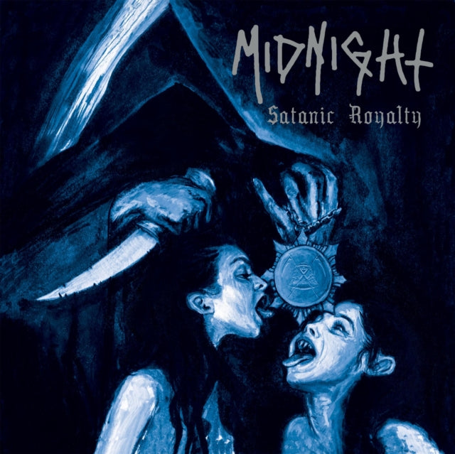 Midnight - Satanic Royalty (Aqua Blue & Black Melt LP Vinyl)