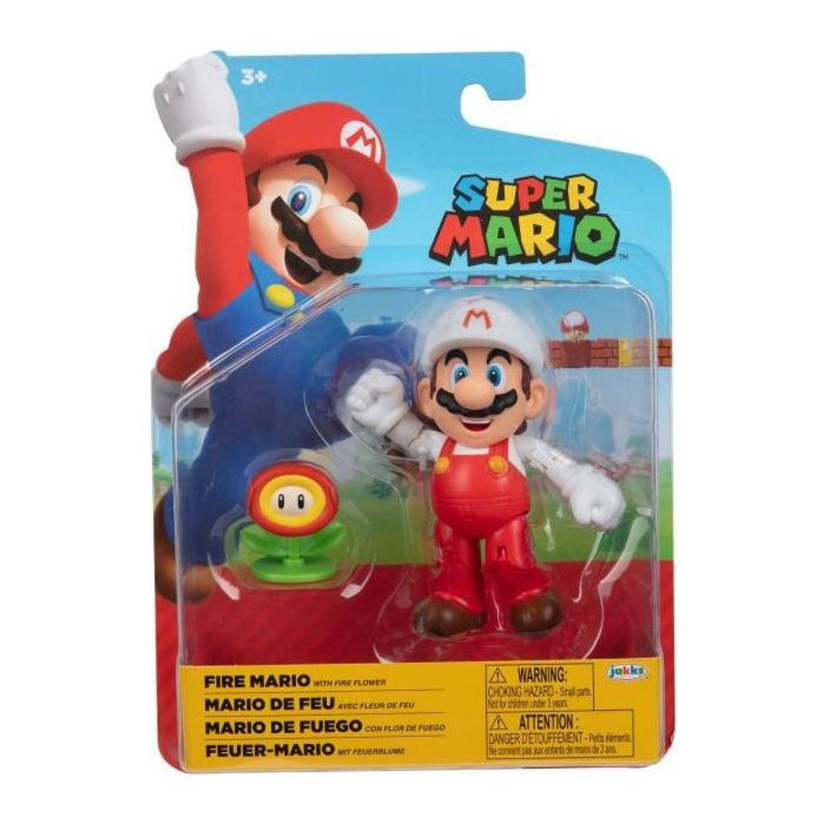 World of Nintendo: 4" Figures Wave 25 - Fire Mario