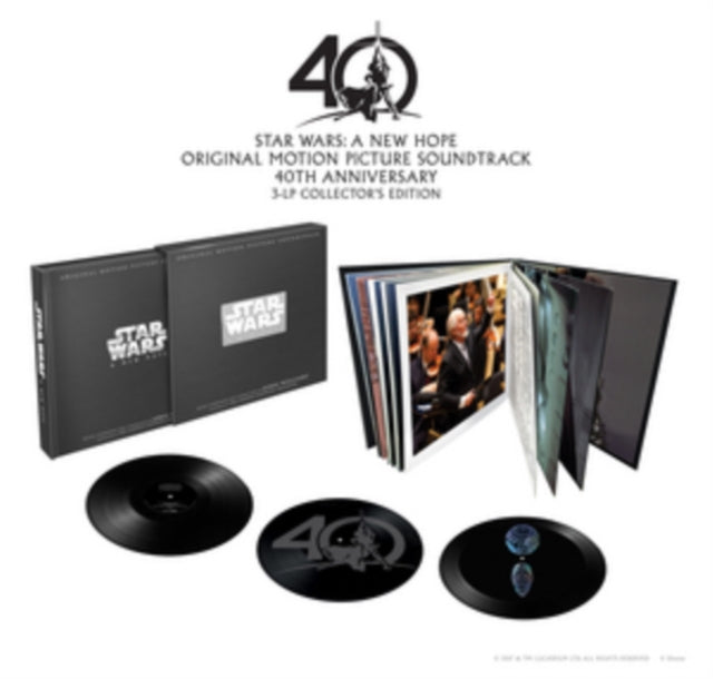 This LP Vinyl is brand new.Format: LP VinylMusic Style: SoundtrackThis item's title is: Star Wars: A New Hope (Limited 3LP Box/Etched Side/Death Star Hologram)Artist: John WilliamsLabel: WALT DISNEY RECORDSBarcode: 050087368197Release Date: 12/1/2017