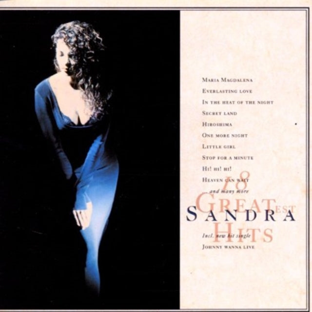 This CD is brand new.Format: CDMusic Style: Synth-popThis item's title is: 18 Greatest HitsArtist: SandraLabel: VirginBarcode: 077778651826Release Date: 10/29/1992