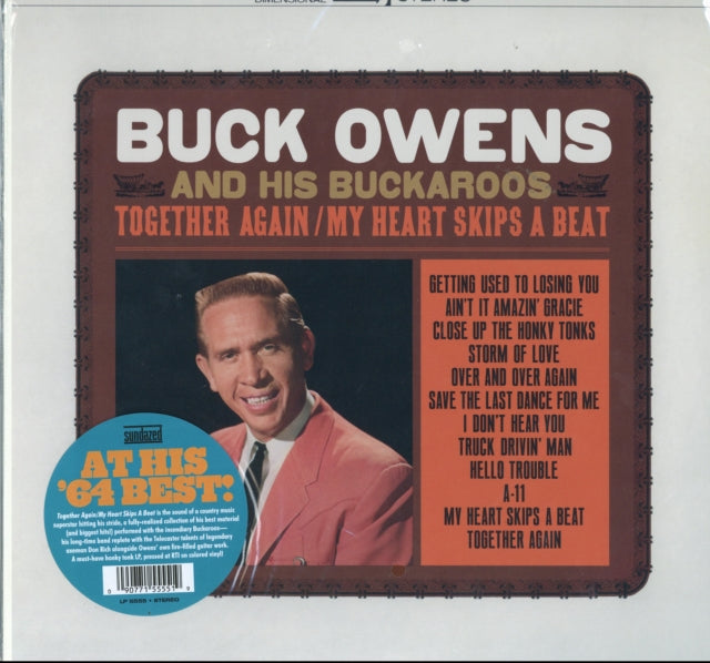 This LP Vinyl is brand new.Format: LP VinylMusic Style: CountryThis item's title is: Together Again / My Heart Skips A Beat (Gold LP Vinyl)Artist: Buck & His Buckaroos OwensLabel: INC. SUNDAZED MUSICBarcode: 090771555519Release Date: 2/1/2019