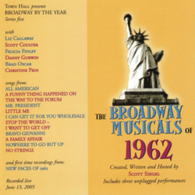 Broadway Musicals Of 1962 (With Liz Callaway-Brad Oscar)