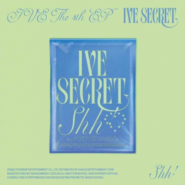 This CD is brand new.Format: CDThis item's title is: Ive The 4Th Ep Ive Secret (Shh Ver.)Artist: IveBarcode: 199538236255Release Date: 9/19/2025