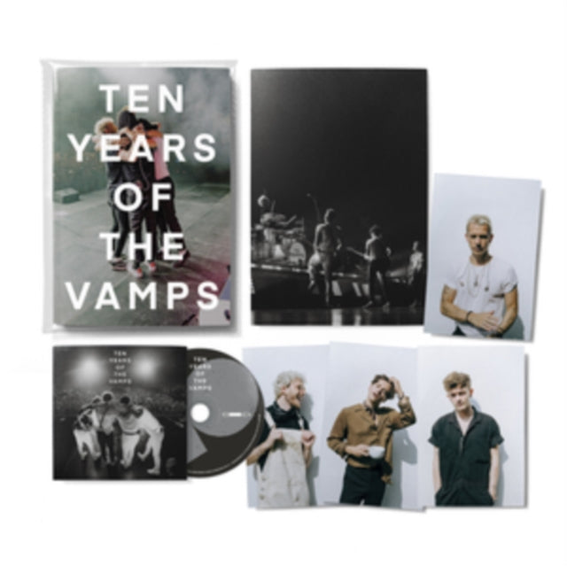 Product Image : This CD is brand new.<br>Format: CD<br>Music Style: Pop Rock<br>This item's title is: Ten Years Of The Vamps (Zine Pack)<br>Artist: Vamps<br>Label: ISLAND<br>Barcode: 602445648436<br>Release Date: 10/14/2022