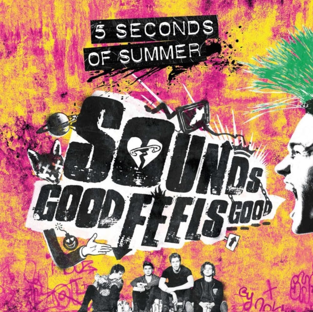 5Sos5 (X) (White LP Vinyl) & Everyone's A Star! (X) (Neon Pink Glitter LP Vinyl) & Calm (X) & Sounds Good Feels Good