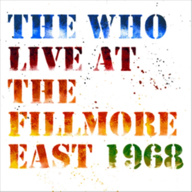 Product Image : This CD is brand new.<br>Format: CD<br>Music Style: Hard Rock<br>This item's title is: Live At The Fillmore East (2 CD)<br>Artist: Who<br>Label: MCA<br>Barcode: 602567444855<br>Release Date: 4/20/2018