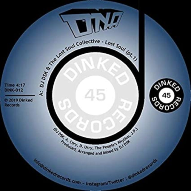 Product Image : This 7 inch Vinyl is brand new.<br>Format: 7 inch Vinyl<br>This item's title is: Lost Soul<br>Artist: Dj Dsk & The Lost Soul Collective<br>Label: DINKED RECORDS<br>Barcode: 604565364463<br>Release Date: 9/25/2020
