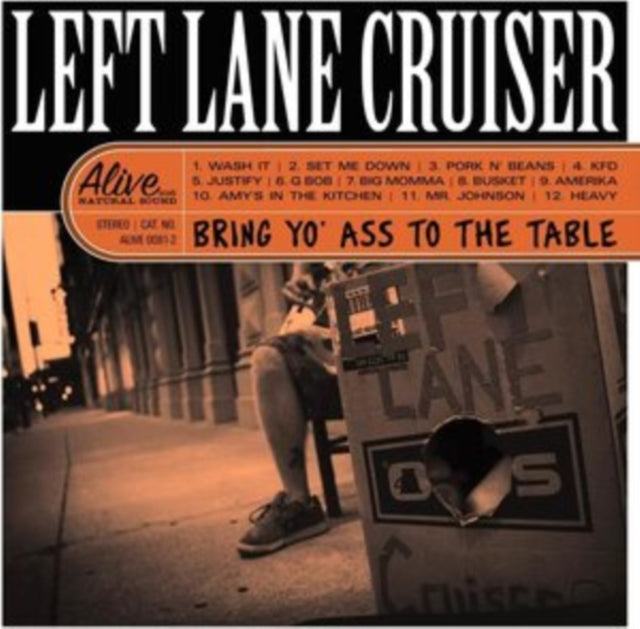 Left Lane Cruiser - Bring Yo' Ass To The Table (Clear Orange LP Vinyl)