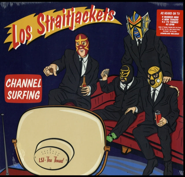 This LP Vinyl is brand new.Format: LP VinylMusic Style: SurfThis item's title is: Channel Surfing (Dl Card)Artist: Los StraitjacketsLabel: YEP ROC RECORDSBarcode: 634457265110Release Date: 6/21/2019