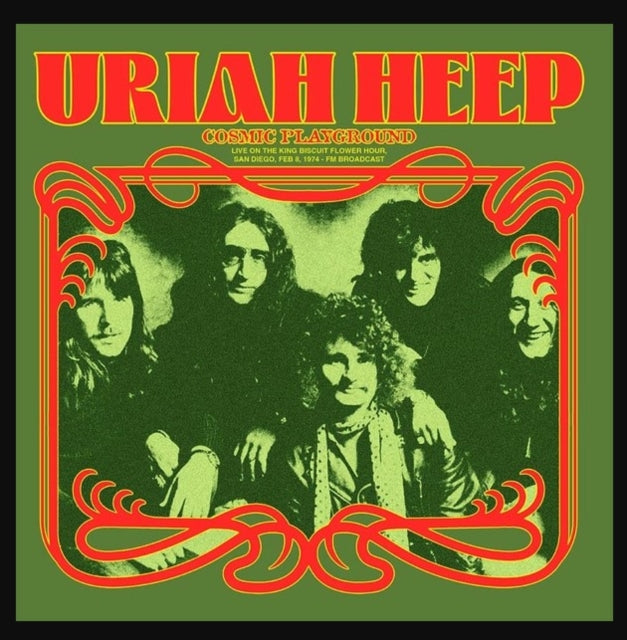 Product Image : This LP Vinyl is brand new.<br>Format: LP Vinyl<br>This item's title is: Cosmic Playground: Live On The King Biscuit Flower Hour, San Diego, Feb 8, 1974 (Green LP Vinyl)<br>Artist: Uriah Heep<br>Label: Dear Boss.<br>Barcode: 637913029516<br>Release Date: 3/1/2024