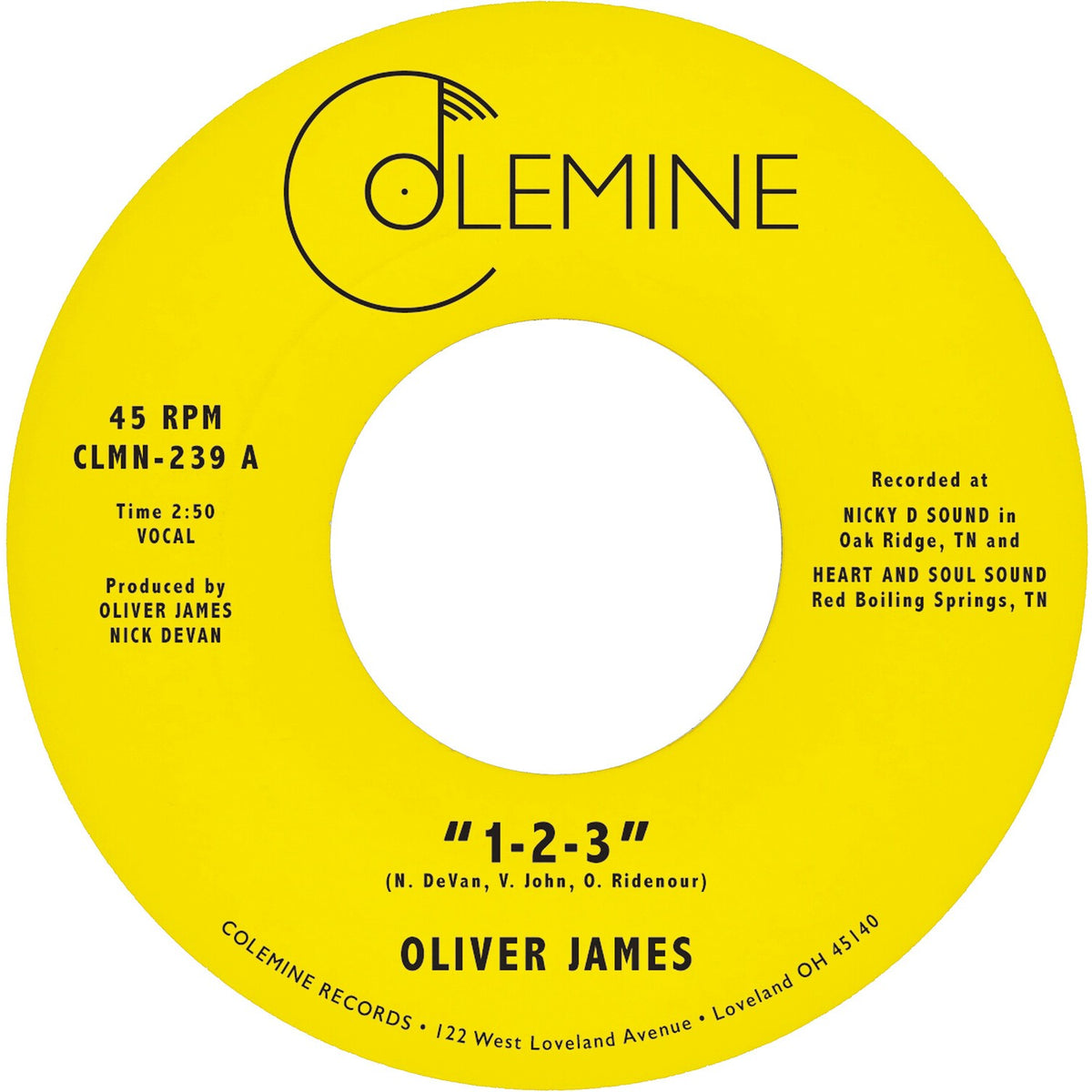 1-2-3 / Nothing Is Forever (Dark Blue 7Inch)