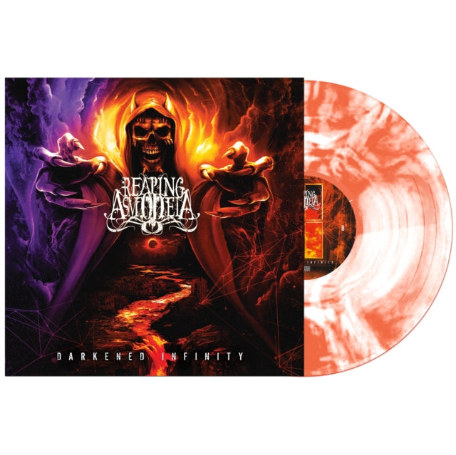 Reaping Asmodeia - Darkened Infinity (Orange W/ White Swirl LP Vinyl)