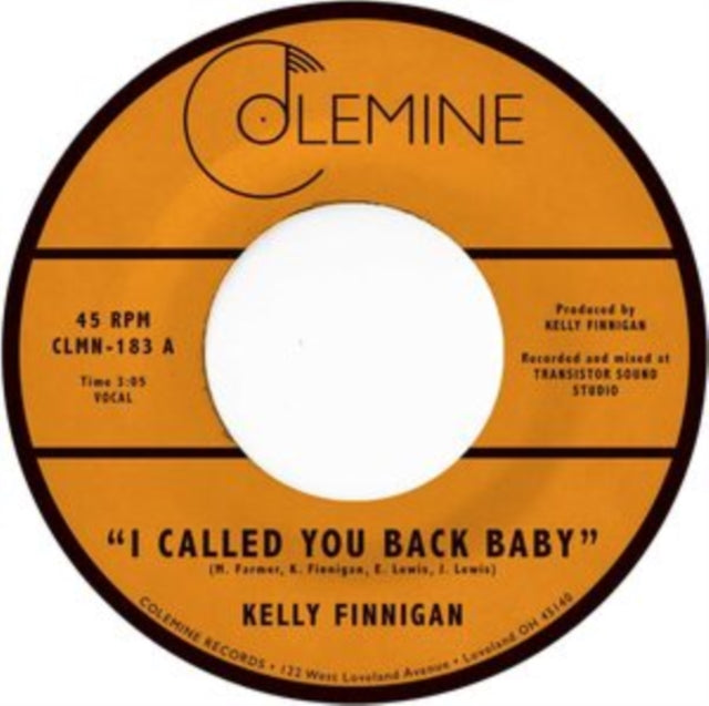 This 7 Inch Vinyl is brand new.Format: 7 Inch VinylThis item's title is: I Called You Back Baby (Coke Bottle Clear Vinyl)Artist: Kelly FinniganLabel: COLEMINE RECORDSBarcode: 674862654802Release Date: 5/22/2020