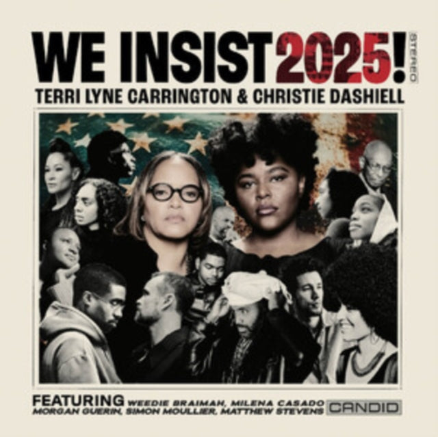 This LP Vinyl is brand new.Format: LP VinylMusic Style: Contemporary JazzThis item's title is: We Insist 2025!Artist: Terri Lyne & Christie Dashiell CarringtonLabel: CandidBarcode: 708857335619Release Date: 6/13/2025