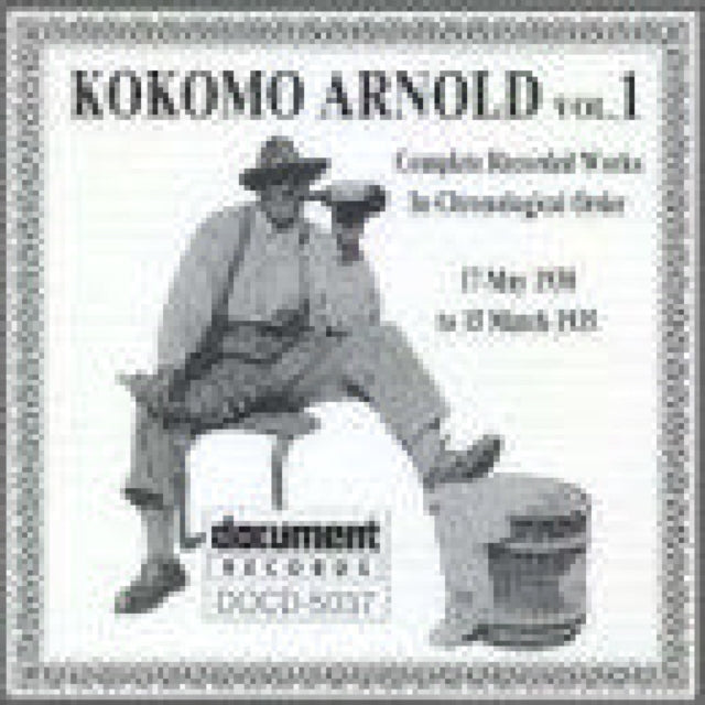 Product Image : This CD is brand new.<br>Format: CD<br>Music Style: Country Blues<br>This item's title is: Kokomo Arnold Vol 1 (1930-1935<br>Artist: Arnold James Kokomo<br>Label: Document Records (2)<br>Barcode: 714298503722<br>Release Date: 1/14/2022