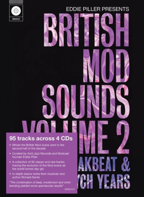 Product Image : This CD is brand new.<br>Format: CD<br>Music Style: Story<br>This item's title is: Eddie Piller Presents British Mod Sounds Of The 1960S Volume 2: The Freakb (4CD)<br>Artist: Various Artists<br>Label: EDSEL<br>Barcode: 740155732134<br>Release Date: 2/17/2023