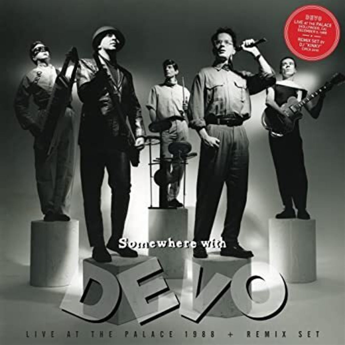 Energy Dome Frequencies: Songs From The Devo Documentary (Red LP Vinyl) & Somewhere With Devo (Yellow LP Vinyl)