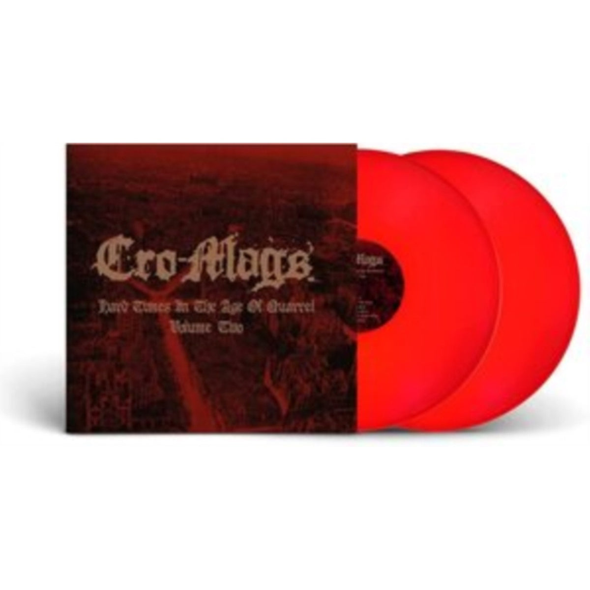 Cro-Mags - Hard Times In The Age Of Quarrel: Vol 1 (2LP/White Vinyl) & Hard Times In The Age Of Quarrel: Vol 2 (2LP/Red Vinyl)