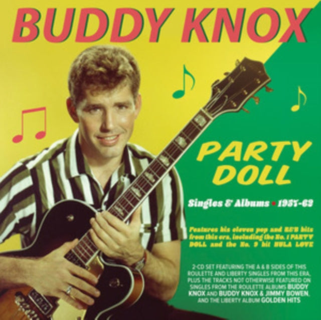 Product Image : This CD is brand new.<br>Format: CD<br>This item's title is: Party Doll: Singles & Albums 1957-62<br>Artist: Buddy Knox<br>Barcode: 824046341626<br>Release Date: 4/1/2022