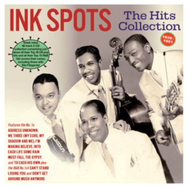 Product Image : This CD is brand new.<br>Format: CD<br>This item's title is: Hits Collection 1939-51 (2CD)<br>Artist: Ink Spots<br>Barcode: 824046349127<br>Release Date: 12/8/2023