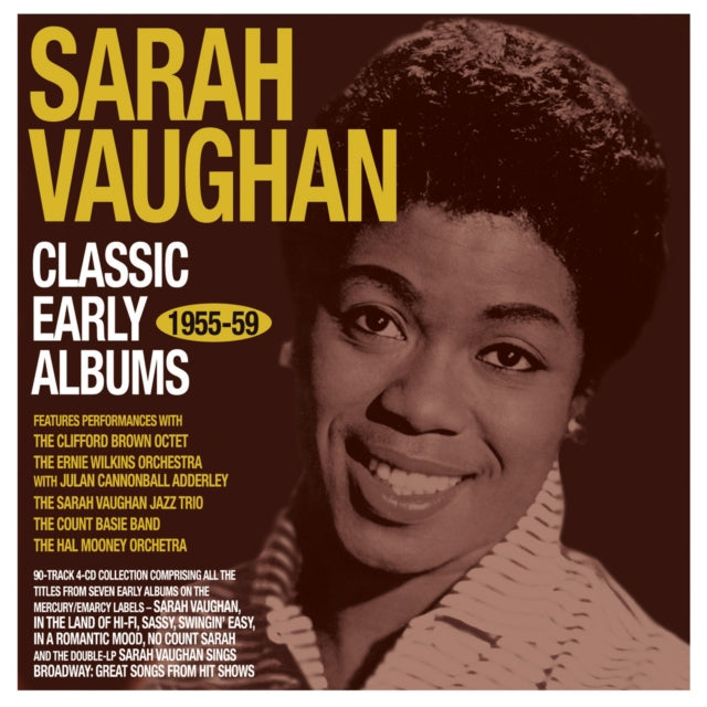 This CD is brand new.Format: CDThis item's title is: Classic Early Albums 1955-59 (4CD)Artist: Sarah VaughanBarcode: 824046719128Release Date: 6/27/2025
