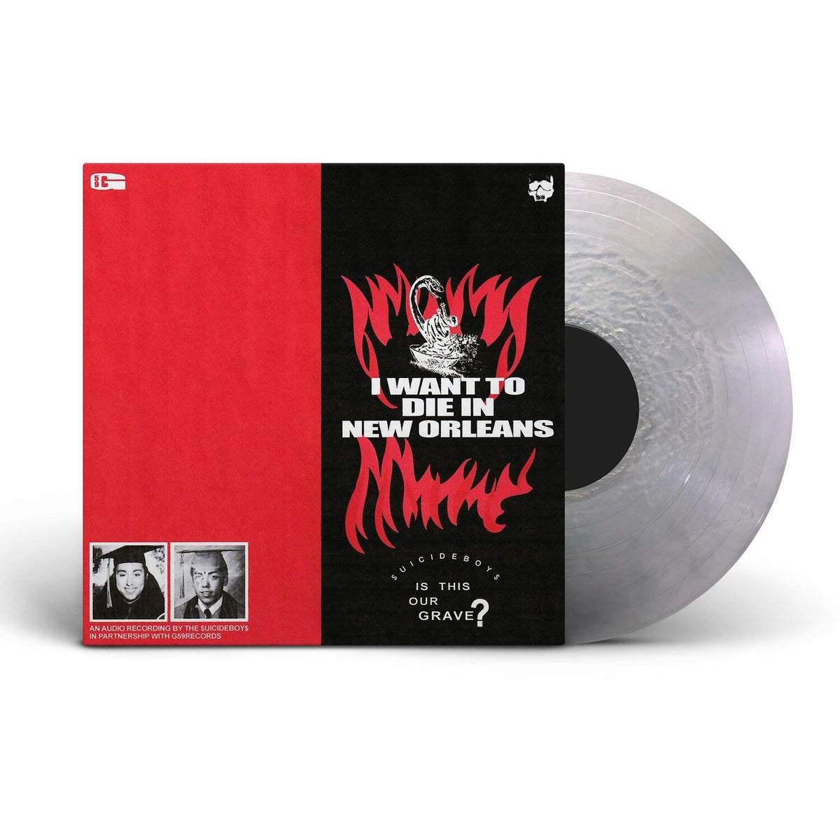 $Uicideboy$ - Long Term Effects Of Suffering (Glow Green LP Vinyl) & I Want To Die In New Orleans (Silver LP Vinyl)