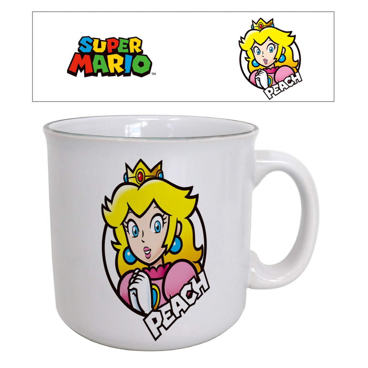 This is brand new.Power up your drinkware with a splash of gaming nostalgia with these Super Mario Character Mugs.