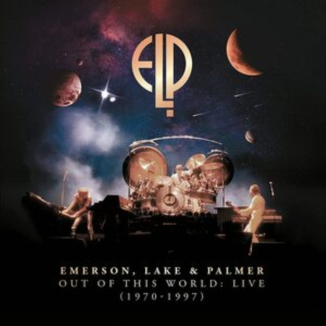This LP Vinyl is brand new.Format: LP VinylMusic Style: Prog RockThis item's title is: Out Of This World: Live (1970-1997) (10LP)Artist: Lake & Palmer EmersonLabel: BMG RIGHTS MANAGEMENT (UK) LLCBarcode: 4050538604856Release Date: 10/29/2021