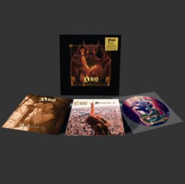 This LP Vinyl is brand new.Format: LP VinylThis item's title is: Pre Order Complete Donington Collection (5LP/180G/Etching Sides/Picture Disc)Artist: DioBarcode: 4050538872002Release Date: 7/19/2024