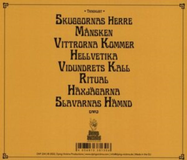 Product Image : This CD is brand new.<br>Format: CD<br>Music Style: Heavy Metal<br>This item's title is: Mansken<br>Artist: Witch Blade<br>Label: DYING VICTIM PRODUCT<br>Barcode: 4056813381306<br>Release Date: 12/9/2022