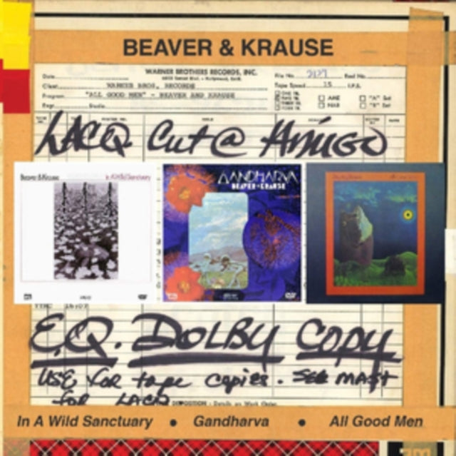 Beaver & Krause - In A Wild Sanctuary / Gandharva / All Good Men - CD