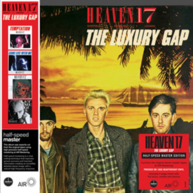 This LP Vinyl is brand new.Format: LP VinylThis item's title is: Luxury Gap (Half-Speed/180G)Artist: Heaven 17Barcode: 5014797911840Release Date: 7/26/2024