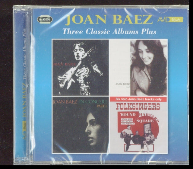 3 Classic Albums Plus (Joan Baez / Joan Baez Vol 2 / In Concert - Part 1)