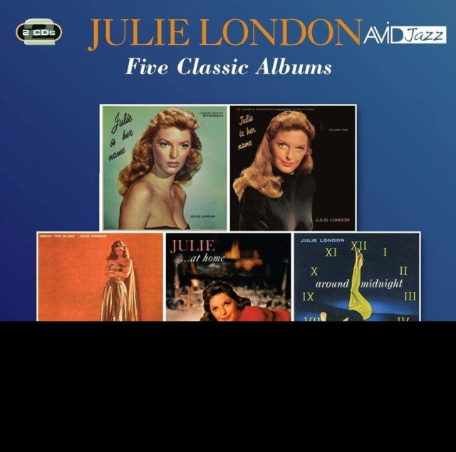 This CD is brand new.Format: CDMusic Style: VocalThis item's title is: Julie Is Her Name / Julie Is Her Name Vol 2 / About The Blues / Julieā¦At Home / Around MidnightArtist: Julie LondonLabel: AVID JAZZBarcode: 5022810728924Release Date: 11/1/2019