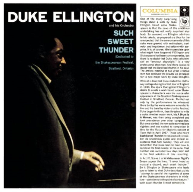 This LP Vinyl is brand new.Format: LP VinylMusic Style: Big BandThis item's title is: Such Sweet Thunder (Mono)Artist: Duke & His Orchestra EllingtonLabel: ColumbiaBarcode: 5060149621301Release Date: 10/31/2025