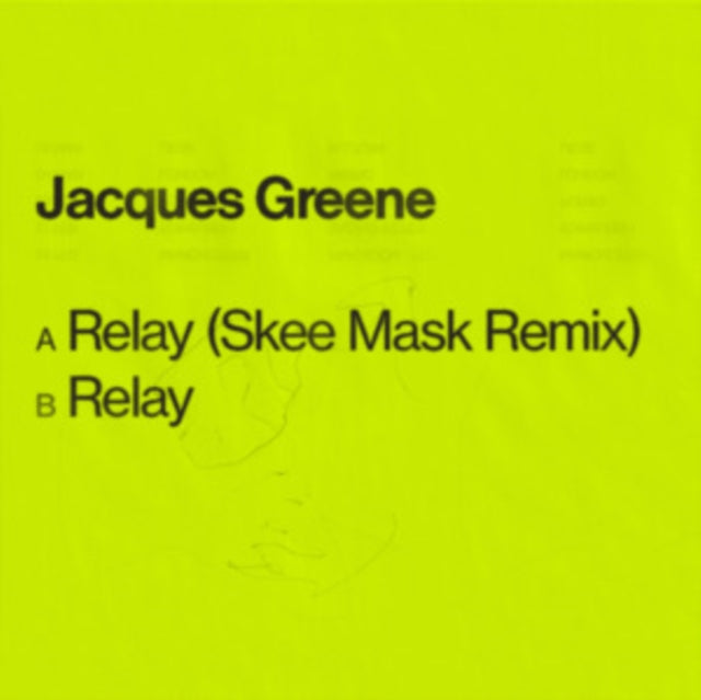 This 12 Inch Vinyl is brand new.Format: 12 Inch VinylThis item's title is: RelayArtist: Jacques GreeneBarcode: 5060263729723Release Date: 11/11/2022