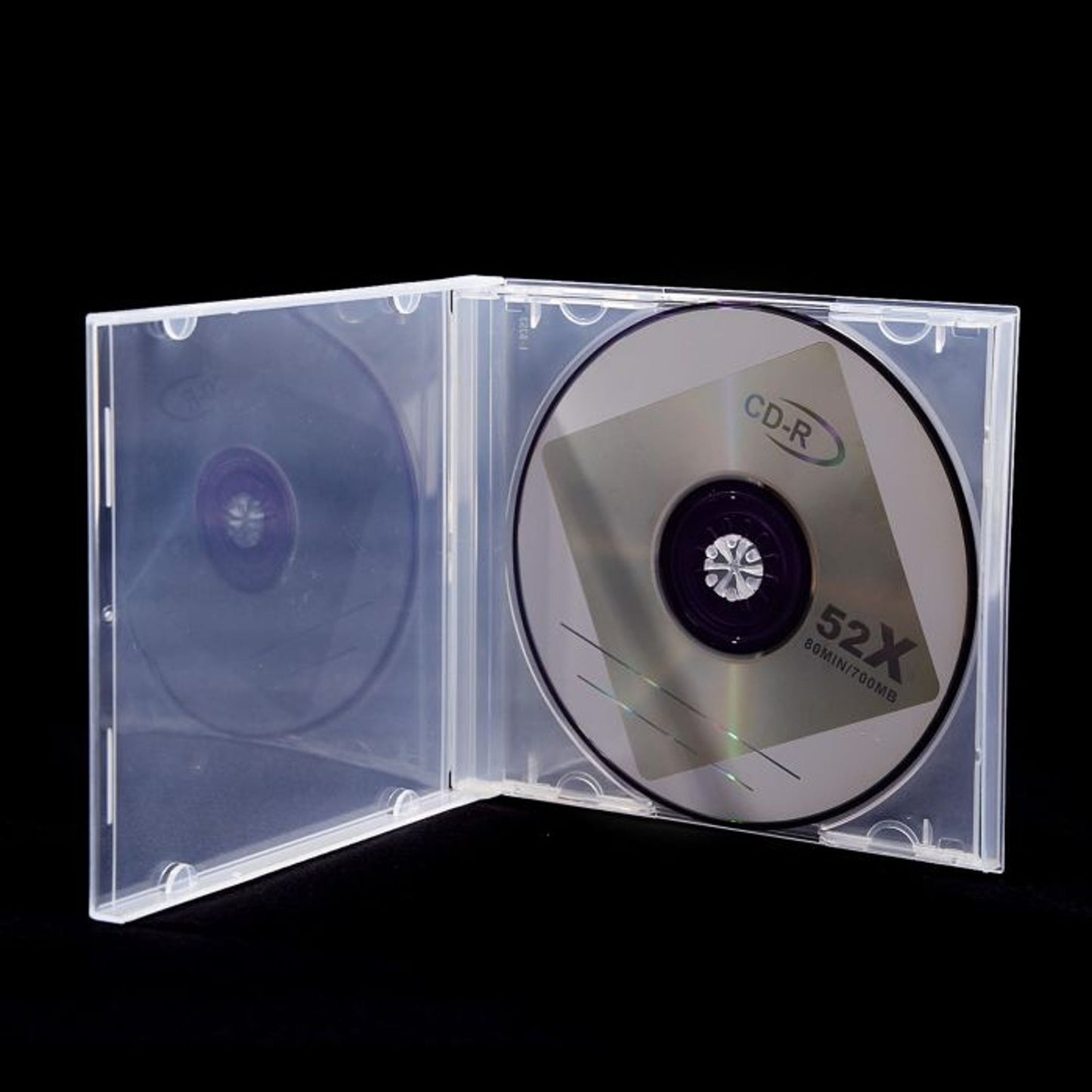 Replacement Shatterproof Jewel Case 10.4mm: Single Disc - Clear