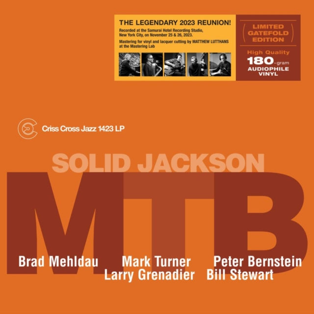 This LP Vinyl is brand new.Format: LP VinylMusic Style: Contemporary JazzThis item's title is: Solid Jackson (180G)Artist: M.T.B.Label: Criss Cross JazzBarcode: 8435395504765Release Date: 5/16/2025