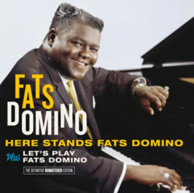 This CD is brand new.Format: CDMusic Style: Rhythm & BluesThis item's title is: Here Stands Fats Domino / Let's Play Fats DominoArtist: Fats DominoLabel: Hoodoo RecordsBarcode: 8436542016124Release Date: 4/14/2014