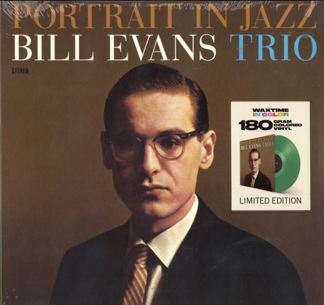 This LP Vinyl is brand new.Format: LP VinylMusic Style: Cool JazzThis item's title is: Portrait In Jazz (180G/Limited Edition/Clear Green LP Vinyl)Artist: Bill Trio EvansLabel: WaxTime In ColorBarcode: 8436559463959Release Date: 2/16/2018