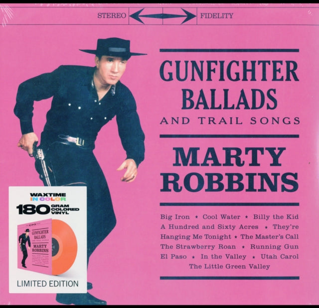 This LP Vinyl is brand new.Format: LP VinylMusic Style: CountryThis item's title is: Gunfighter Ballads & Trail Songs (180G/Red LP Vinyl)Artist: Marty RobbinsLabel: WaxTime In ColorBarcode: 8436559466264Release Date: 6/7/2019