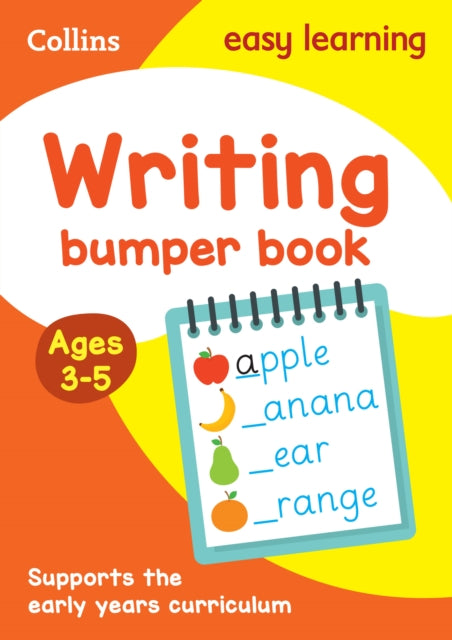 Collins Easy Learning - Writing Bumper Book Ages 3 - 5 Ideal For Home Learning - Paperback