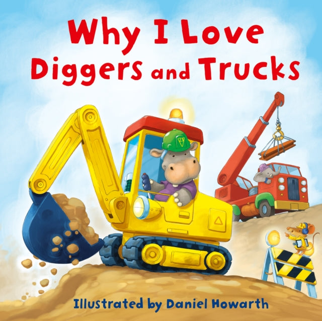 Binding: Special Bindings
Description: A joyful celebration of construction vehicles in children's very own words! This entertaining board book combines the things children say about construction vehicles with irresistible illustrations of animals at work in their diggers and trucks.
