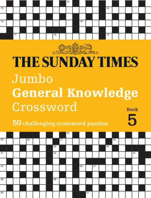 Binding: Paperback
Description: Challenge your general knowledge A jumbo crossword puzzle and general knowledge workout to test and stimulate the brain cells with 50 large grid puzzles from The Sunday Times.