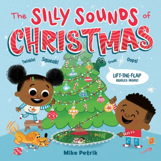 Binding: Special Bindings
Description: Celebrate Christmas with a funny lift - the - flap board book full of silly sounds riddles and rhymes! In this delightful funny twist on Christmas silly sound words (such as Jingle jingle smash!) appear in bold graphic lettering on the left page.