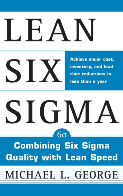 Binding: Hardcover
Description: Explains how to impact a company's performance by combining the strength of Lean Production and Six Sigma. This book shows how Lean and Six Sigma methods complement each other.