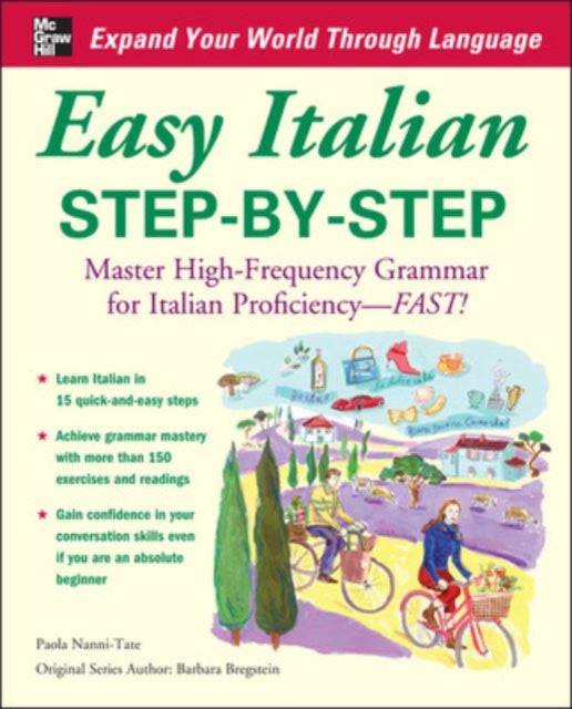 Binding: Paperback
Description: Learn Italian step - by - step and soon you'll be making leaps and bounds Your quickest route to learning Italian is through a solid grounding in grammar basics. Now don't be put off by the " G - word." What you won't find in this book is a lot of repetitive drills.