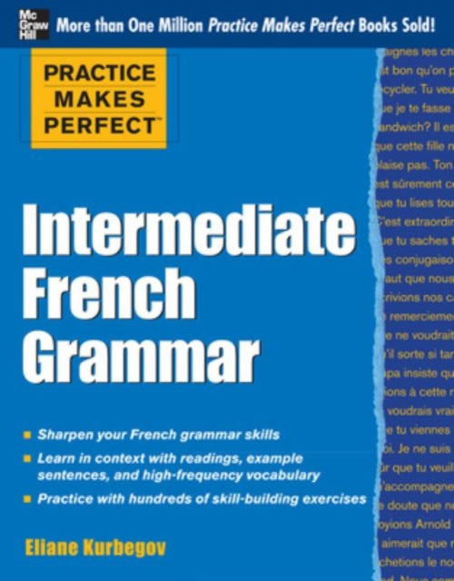 Binding: Paperback
Description: Master French grammar through hands - on exercises and practice practice practice! Practice Makes Perfect: Intermediate French Grammar helps you take your grammar skills to a higher level and gives you the confidence to speak and writein your new language.