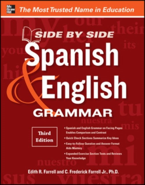 Binding: Paperback
Description: Presents a simple approach for learning Spanish grammar by comparing it to your first language English. This title presents explanations of the essential elements of Spanish grammar alongside their English - language equivalents.