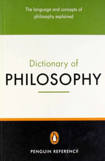 Binding: Paperback
Description: A definitive work explains clearly and succinctly concepts and theories at the heart of European and American philosophy.